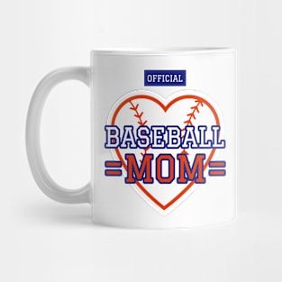 Baseball Mom Official Son Daughter Player Mug